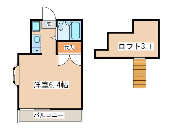 ラ・カメラ枡形の物件間取画像